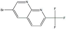 6-bromo-2-(trifluoromethyl)-1,8-naphthyridine Structure