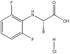 L-2,6-difluorophenyl-alanine hydrochloride Structure