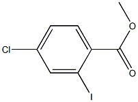 Methyl 4-chloro-2-iodobenzoate Structure