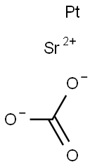 Platinum/Strontium  Carbonate 化学構造式