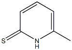 6-methyl-1H-pyridine-2-thione 化学構造式