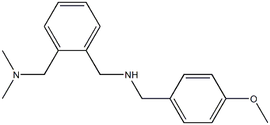  ({2-[(dimethylamino)methyl]phenyl}methyl)[(4-methoxyphenyl)methyl]amine