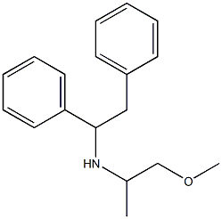 (1,2-diphenylethyl)(1-methoxypropan-2-yl)amine