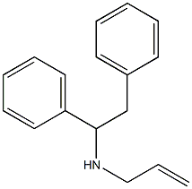 (1,2-diphenylethyl)(prop-2-en-1-yl)amine Structure