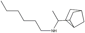 (1-{bicyclo[2.2.1]heptan-2-yl}ethyl)(hexyl)amine,,结构式