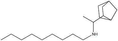 (1-{bicyclo[2.2.1]heptan-2-yl}ethyl)(nonyl)amine 结构式