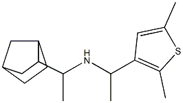 (1-{bicyclo[2.2.1]heptan-2-yl}ethyl)[1-(2,5-dimethylthiophen-3-yl)ethyl]amine
