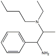 (1-amino-1-phenylpropan-2-yl)(butyl)ethylamine,,结构式