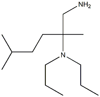 (1-amino-2,5-dimethylhexan-2-yl)dipropylamine Structure