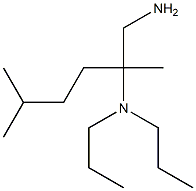 (1-amino-2,5-dimethylhexan-2-yl)dipropylamine Struktur