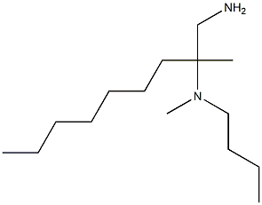 (1-amino-2-methylnonan-2-yl)(butyl)methylamine Structure