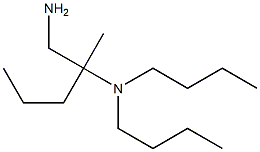 (1-amino-2-methylpentan-2-yl)dibutylamine,,结构式