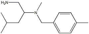 (1-amino-4-methylpentan-2-yl)(methyl)[(4-methylphenyl)methyl]amine