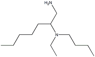 (1-aminoheptan-2-yl)(butyl)ethylamine Structure