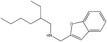 (1-benzofuran-2-ylmethyl)(2-ethylhexyl)amine,,结构式