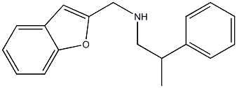 (1-benzofuran-2-ylmethyl)(2-phenylpropyl)amine Struktur