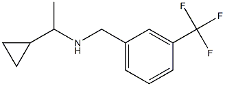 (1-cyclopropylethyl)({[3-(trifluoromethyl)phenyl]methyl})amine