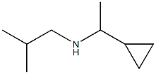 (1-cyclopropylethyl)(2-methylpropyl)amine 结构式