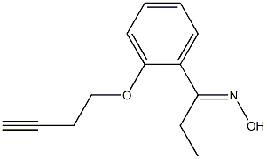 (1E)-1-[2-(but-3-ynyloxy)phenyl]propan-1-one oxime