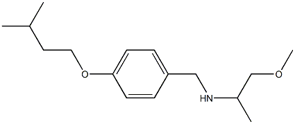 (1-methoxypropan-2-yl)({[4-(3-methylbutoxy)phenyl]methyl})amine Structure