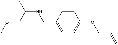  (1-methoxypropan-2-yl)({[4-(prop-2-en-1-yloxy)phenyl]methyl})amine