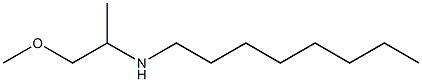 (1-methoxypropan-2-yl)(octyl)amine Structure