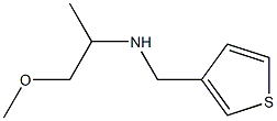 (1-methoxypropan-2-yl)(thiophen-3-ylmethyl)amine Struktur