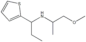 (1-methoxypropan-2-yl)[1-(thiophen-2-yl)propyl]amine 化学構造式