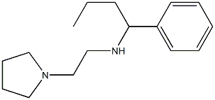 (1-phenylbutyl)[2-(pyrrolidin-1-yl)ethyl]amine Structure