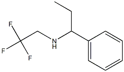 (1-phenylpropyl)(2,2,2-trifluoroethyl)amine 结构式