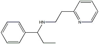 (1-phenylpropyl)[2-(pyridin-2-yl)ethyl]amine Structure