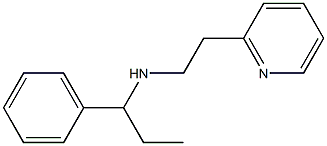 (1-phenylpropyl)[2-(pyridin-2-yl)ethyl]amine,,结构式