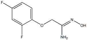 (1Z)-2-(2,4-difluorophenoxy)-N'-hydroxyethanimidamide