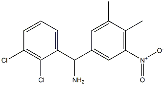 (2,3-dichlorophenyl)(3,4-dimethyl-5-nitrophenyl)methanamine,,结构式