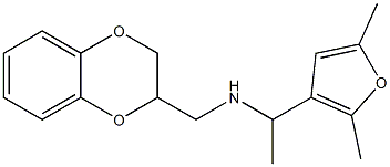  (2,3-dihydro-1,4-benzodioxin-2-ylmethyl)[1-(2,5-dimethylfuran-3-yl)ethyl]amine