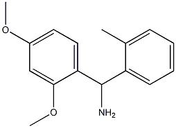 (2,4-dimethoxyphenyl)(2-methylphenyl)methanamine,,结构式
