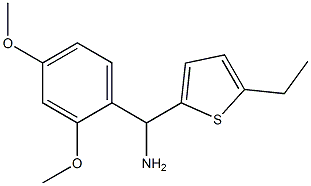 (2,4-dimethoxyphenyl)(5-ethylthiophen-2-yl)methanamine Structure