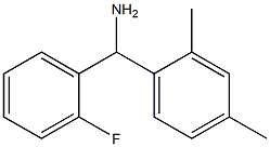(2,4-dimethylphenyl)(2-fluorophenyl)methanamine Struktur