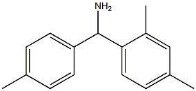 (2,4-dimethylphenyl)(4-methylphenyl)methanamine,,结构式