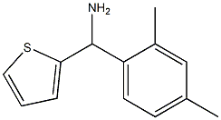 (2,4-dimethylphenyl)(thiophen-2-yl)methanamine 化学構造式