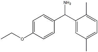 (2,5-dimethylphenyl)(4-ethoxyphenyl)methanamine 结构式