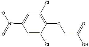 (2,6-dichloro-4-nitrophenoxy)acetic acid Struktur