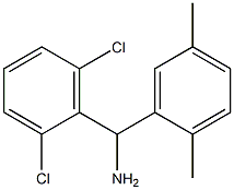 (2,6-dichlorophenyl)(2,5-dimethylphenyl)methanamine,,结构式