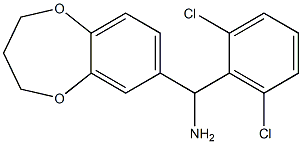 (2,6-dichlorophenyl)(3,4-dihydro-2H-1,5-benzodioxepin-7-yl)methanamine