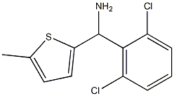 (2,6-dichlorophenyl)(5-methylthiophen-2-yl)methanamine Structure