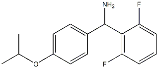 (2,6-difluorophenyl)[4-(propan-2-yloxy)phenyl]methanamine|