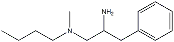 (2-amino-3-phenylpropyl)(butyl)methylamine Structure