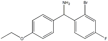 (2-bromo-4-fluorophenyl)(4-ethoxyphenyl)methanamine