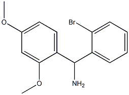 (2-bromophenyl)(2,4-dimethoxyphenyl)methanamine Structure