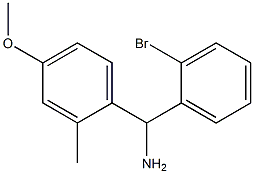 (2-bromophenyl)(4-methoxy-2-methylphenyl)methanamine